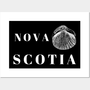 NOVA Scotia Canada Sea Shells Posters and Art